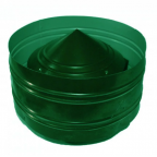 Дефлектор двухконтурный оцинковка зеленый