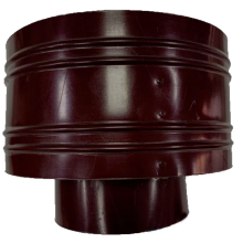 Дефлектор двухконтурный оцинковка красный