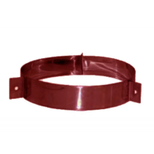 Хомут под растяжку  оцинковка красная