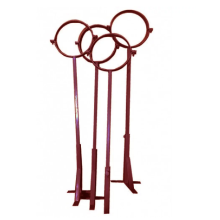 Хомут телескопический красный 50-90 см высота