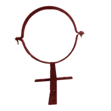 Хомут телескопический красный 5-6 см высота