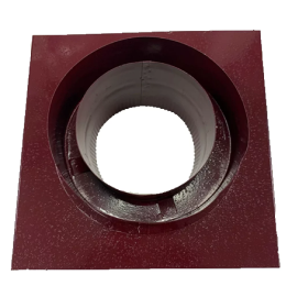 Монтажная площадка 100/200 оцинк. 0,5 / оцинк. 0,5 красный