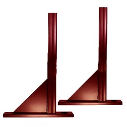 Опора под монтажную площадку 100 см сталь красный