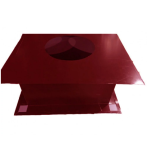 Разделка потолочная 210 оцинк. 0,5 красный