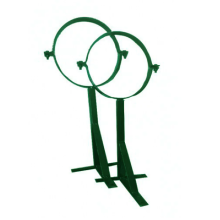 Хомут телескопический зеленый 25-45 см