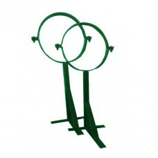Кронштейн телескопический с хомутом 210 зелёный 25-45см