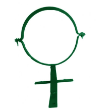 Хомут телескопический зеленый 5-6 см высота