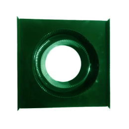 Монтажная площадка 100/200 оцинк. 0,5 / оцинк. 0,5 зелёный