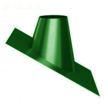 Разделка крышная оцинкованная зеленая