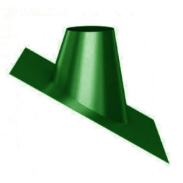 Разделка крышная 200 оцинк. 0,5 зелёный