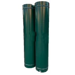 Сэндвич Труба 1 м 150/210 оцинк. 0,5 / оцинк. 0,5 зелёный