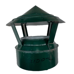 Зонт 150/210 оцинк. 0,5 / оцинк. 0,5 зелёный