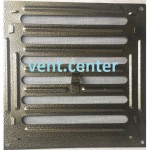 Решётки фасадные с москитной сеткой Р 150х150 бронза