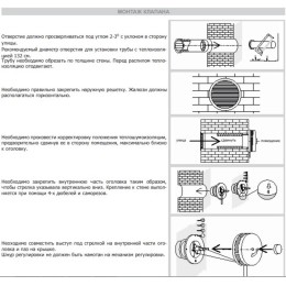КИВ 125 0,5м с алюминиевой решеткой и антимоскитной сеткой. Клапан Инфильтрации Воздуха