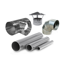 Круглые воздуховоды из оцинкованной стали