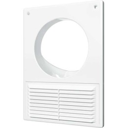 1825РУ12,5Ф Решетка вентиляционная РУФ фланец D125/60х120 разъемная 185х254 пластик ERA