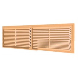 4513РП беж Решетка вентиляционная РП. фланец 432х117 переточная 455х133 пластик Beige ERA