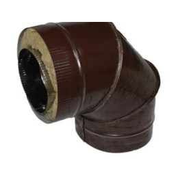 Сэндвич Отвод 90 150/210 оцинк. 0,5 / оцинк. 0,5 зелёный