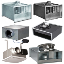 Прямоугольные канальные вентиляторы