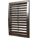 2030РРН кор, Решетка наружная ASA вентиляционная вытяжная 200х300, коричневая