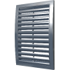 2525РРН сер, Решетка наружная ASA вентиляционная вытяжная 250х250, серая