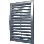 2030РРН сер, Решетка наружная ASA вентиляционная вытяжная 200х300, серая