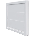 1919К15.16Ф белый Выход стенной КФ фланец D150/160 жалюзи 190х190 ASA ERA STREETLINE