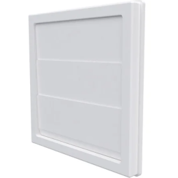 1515К10Ф белый Выход стенной КФ фланец D100 жалюзи 150x150 ASA ERA STREETLINE