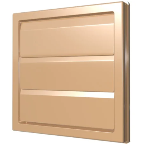 1515К12,5Ф бежевый Выход стенной КФ фланец D125 жалюзи 150x150 ASA Beige ERA STREETLINE