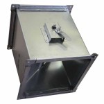 Дроссель-клапан ДКП 500х300 для прямоугольных каналов