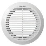 10РКФ Решетка вентиляционная РКФ фланец D100 разъемная D145 пластик ERA