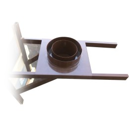 Монтажная площадка 115/200 оцинк. 0,5 / оцинк. 0,5 красный