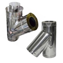 Тройник 45 сэндвич