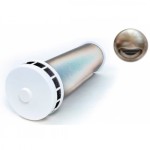 КИВ 125 0,5м с выходом стенным из нержавеющей стали. Клапан Инфильтрации Воздуха