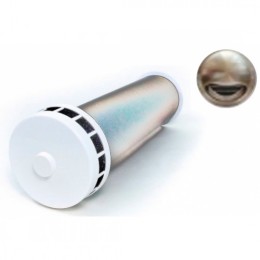 КИВ 125 0,5м с выходом стенным из нержавеющей стали. Клапан Инфильтрации Воздуха