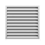 SA 500*300 Металлическая решетка для наружной установки белая