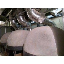 Вертикальный гидрофильтр для круглых каналов D200 из нержавеющей стали