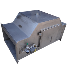 Горизонтальный гидрофильтр L=1250 для воздуховода 1000×400 из нержавеющей стали