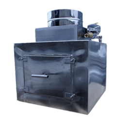 Вертикальный гидрофильтр для круглых каналов D200 из нержавеющей стали