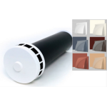 КИВ 100 0,5м с выходом настенным с клапаном. Клапан Инфильтрации Воздуха