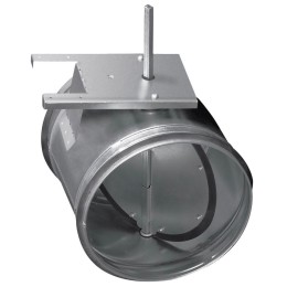 КВ 125 воздушный клапан для круглых каналов с площадкой