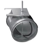 КВ 250  воздушный клапан для круглых каналов с площадкой