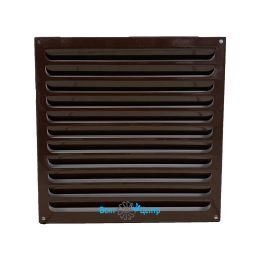 4040РМ Решетка металлическая, коричневая накладная