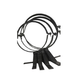 Кронштейн телескоп. с хомутом 200 красный 5-6 см