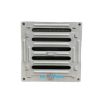 Решётки фасадные с москитной сеткой Р 250х250 белый