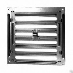 Решётки фасадные с москитной сеткой Р 200х200 черный