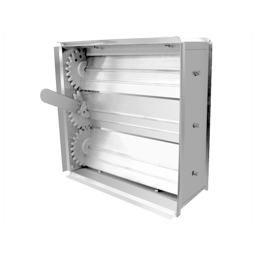 Алюминиевый клапан расхода воздуха D 500x150