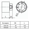 Вентилятор канальный TDM200