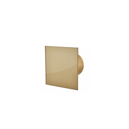 Вентилятор накладной энергосберегающий бесшумный MMotors JSC MMP-06 100 UE 5.5Вт Стекло/Квадрат Золото