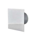 Вентилятор накладной MMotors JSC MMP-06 100/105 куб/ч Стекло/Квадрат Мозаика Хром